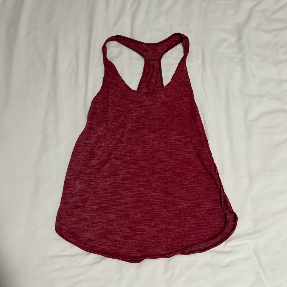 Lululemon Athletica Burgundy Tank Top